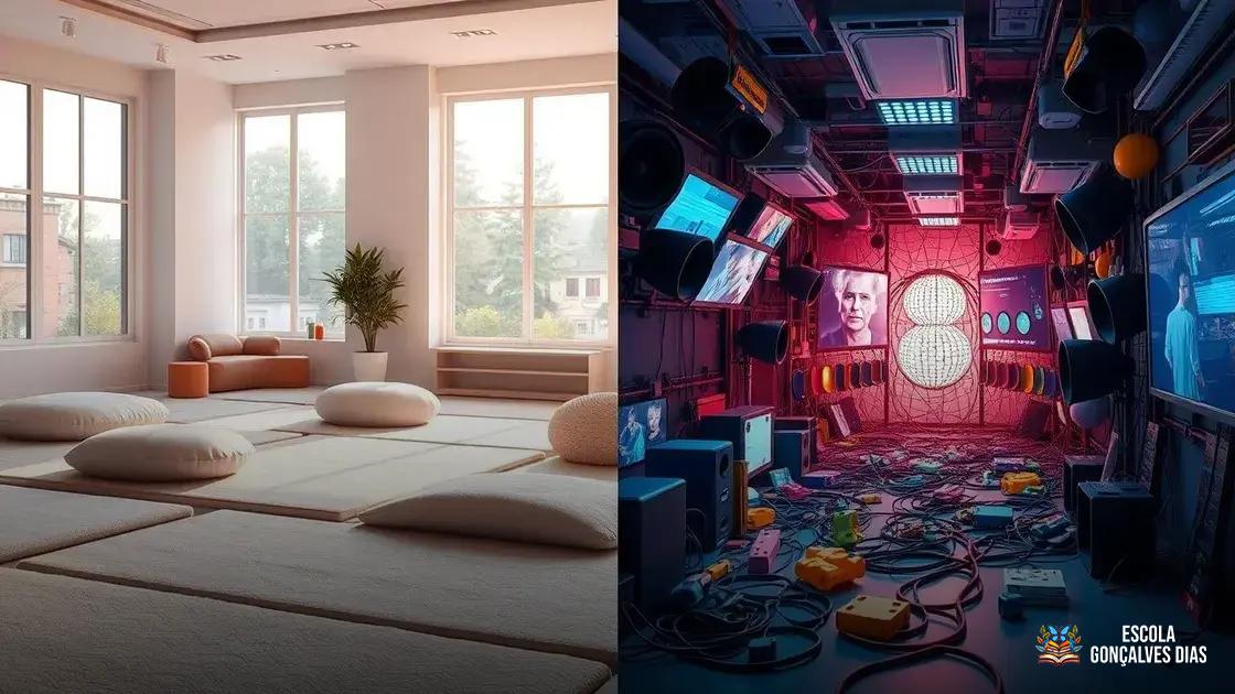 Diferença entre estímulo sensorial saudável e excesso de estímulos Diferença entre estímulo sensorial saudável e excesso de estímulos