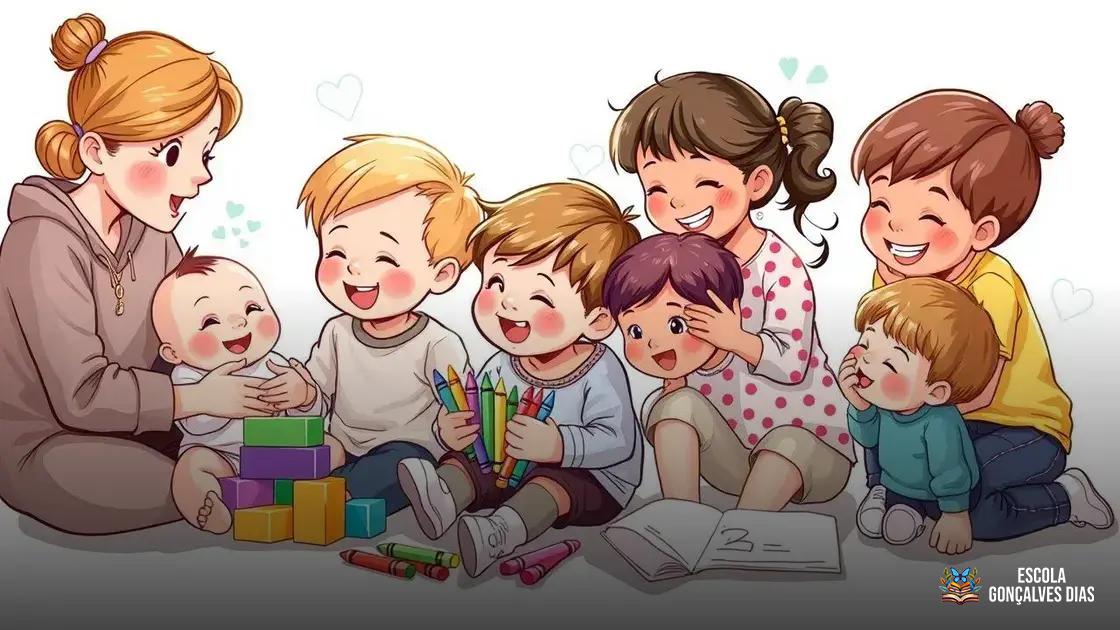 Estímulos adequados para cada fase: linguagem, movimento, afeto e brincadeiras Estímulos adequados para cada fase: linguagem, movimento, afeto e brincadeiras