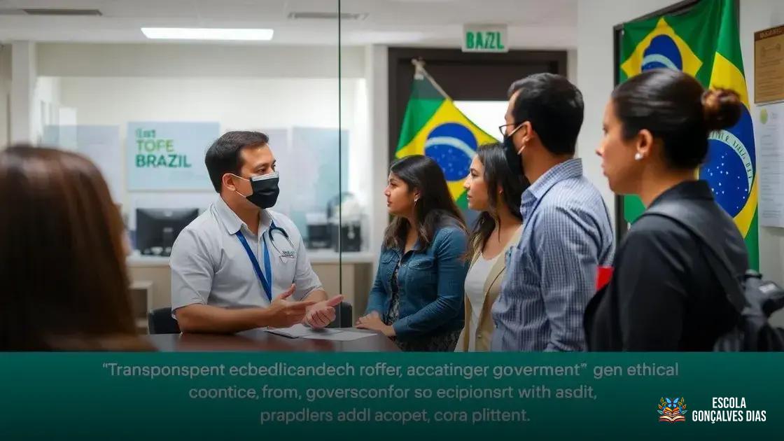  Ética e comprometimento no serviço público e na vida política