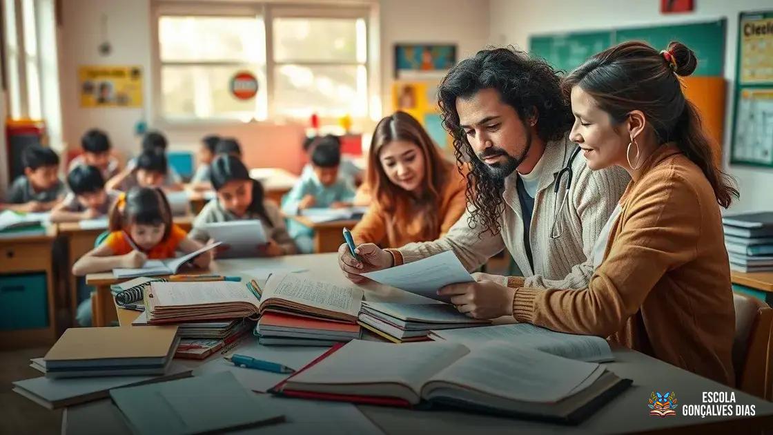  Parceria com professores na observação e intervenção pedagógica