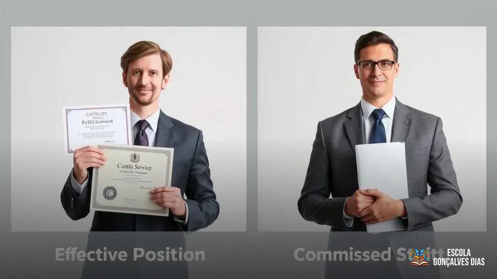 Diferença entre acumular cargos efetivos e comissionados Diferença entre acumular cargos efetivos e comissionados