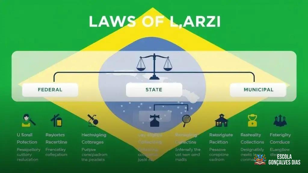  Diferença entre leis federais, estaduais e municipais