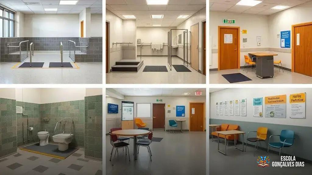 Exemplos de boas práticas em acessibilidade física no contexto educacional Exemplos de boas práticas em acessibilidade física no contexto educacional