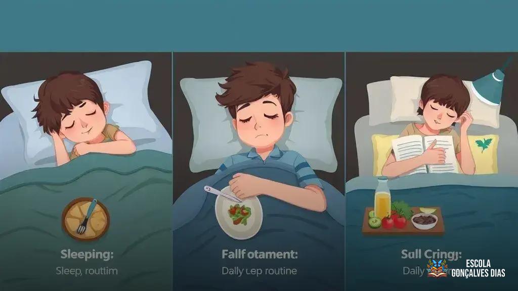 A importância do sono, da alimentação e da rotina para o desempenho escolar A importância do sono, da alimentação e da rotina para o desempenho escolar