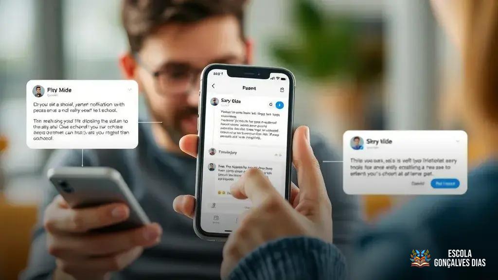 Canais rápidos e acessíveis: bilhetes digitais, grupos de mensagens e aplicativos escolares Canais rápidos e acessíveis: bilhetes digitais, grupos de mensagens e aplicativos escolares