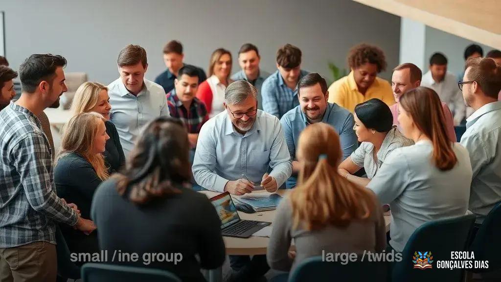 Como adaptar as dinâmicas para pequenos ou grandes grupos Como adaptar as dinâmicas para pequenos ou grandes grupos