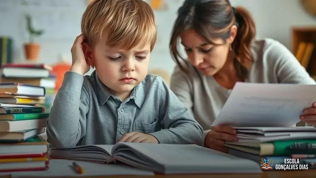 Como o comportamento durante os deveres escolares revela dificuldades Como o comportamento durante os deveres escolares revela dificuldades