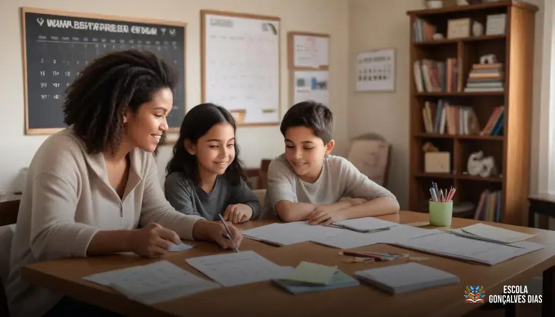 Estratégias para acompanhar o desempenho e manter o engajamento dos filhos Estratégias para acompanhar o desempenho e manter o engajamento dos filhos