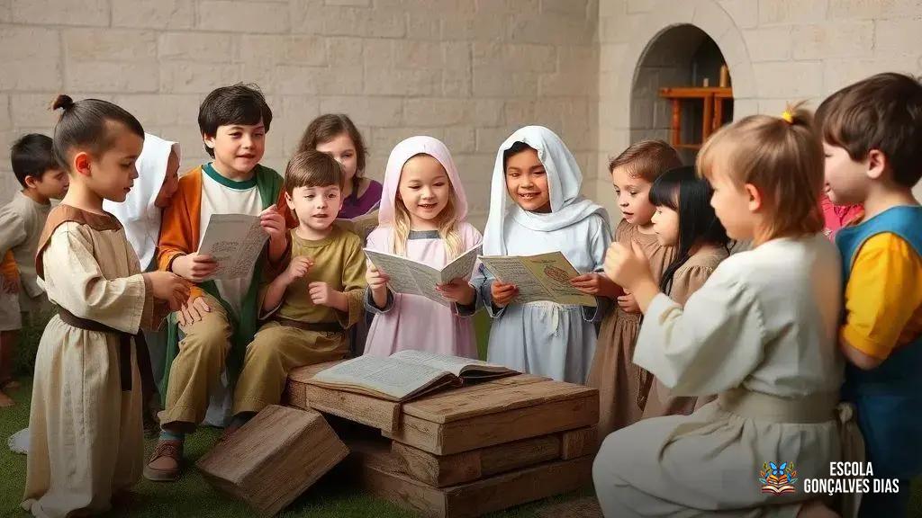 Jogos com dramatizações e encenações de passagens bíblicas Jogos com dramatizações e encenações de passagens bíblicas