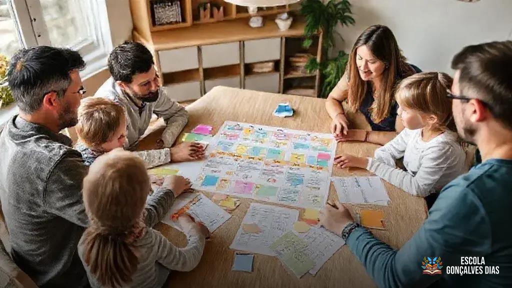 Como envolver todos os membros da família na criação do cronograma Como envolver todos os membros da família na criação do cronograma