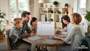 Cronograma Semanal Familiar: Modelo e Como Aplicar