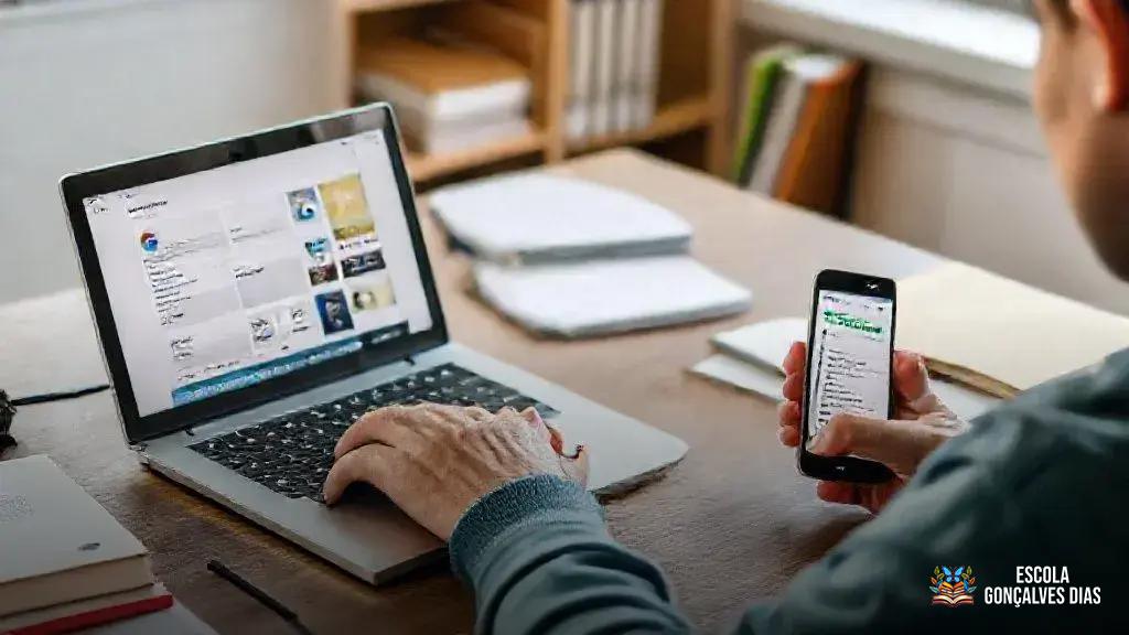 Exemplos práticos de uso dos aplicativos na rotina escolar Exemplos práticos de uso dos aplicativos na rotina escolar