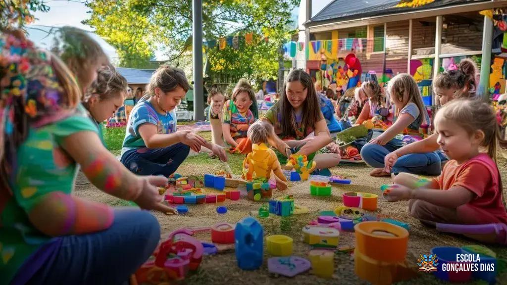  Envolvimento da família e da comunidade nas brincadeiras com recicláveis