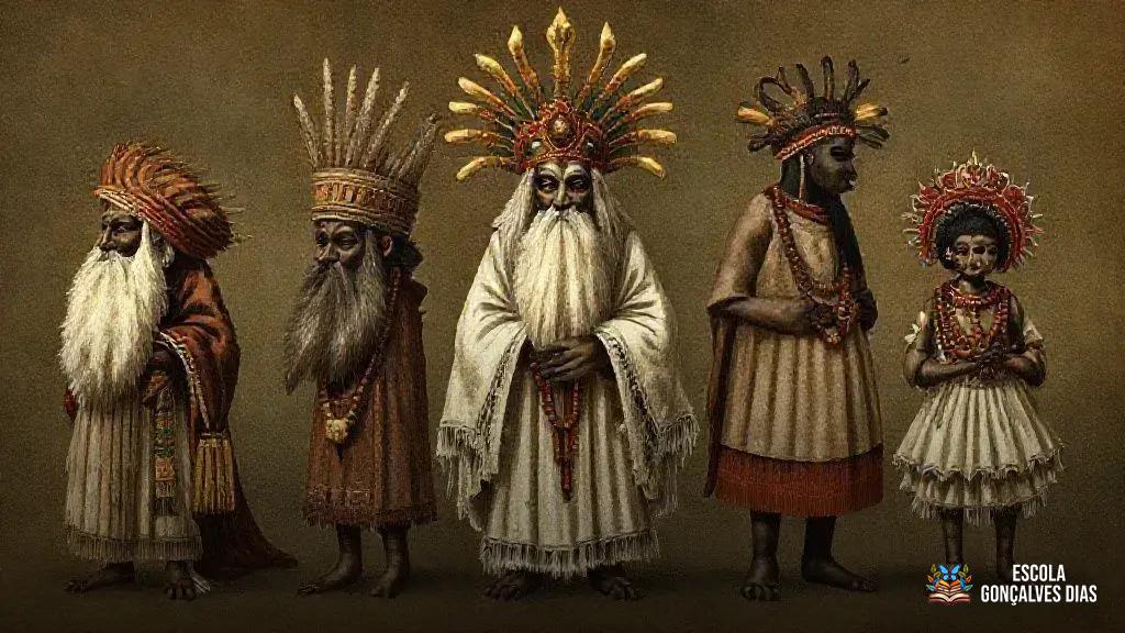 Perfis culturais das entidades: caboclos, pretos-velhos, crianças e outros Perfis culturais das entidades: caboclos, pretos-velhos, crianças e outros