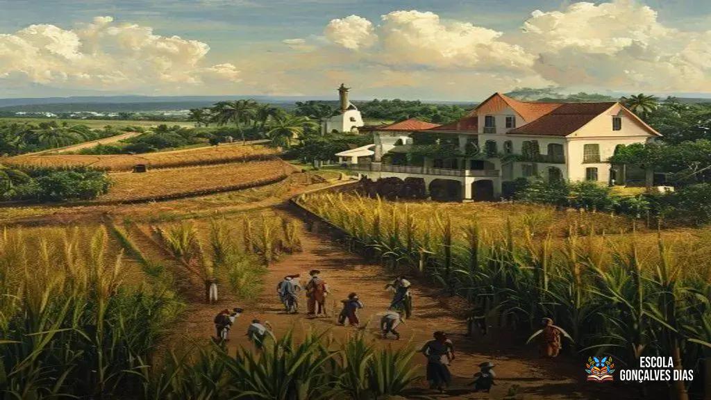 Brasil Colonial: Capitanias, Escravidão e Economia Açucareira