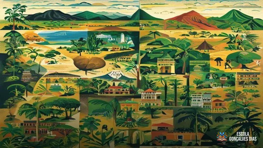 Características principais de cada região: clima, relevo, cultura e economia Características principais de cada região: clima, relevo, cultura e economia