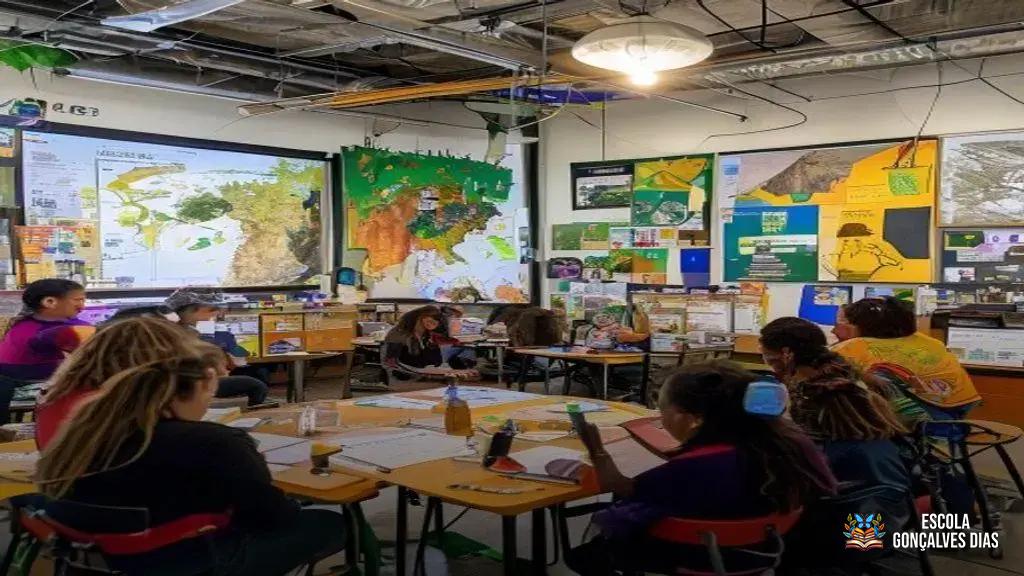  Projetos interdisciplinares com geografia, ciências e história
