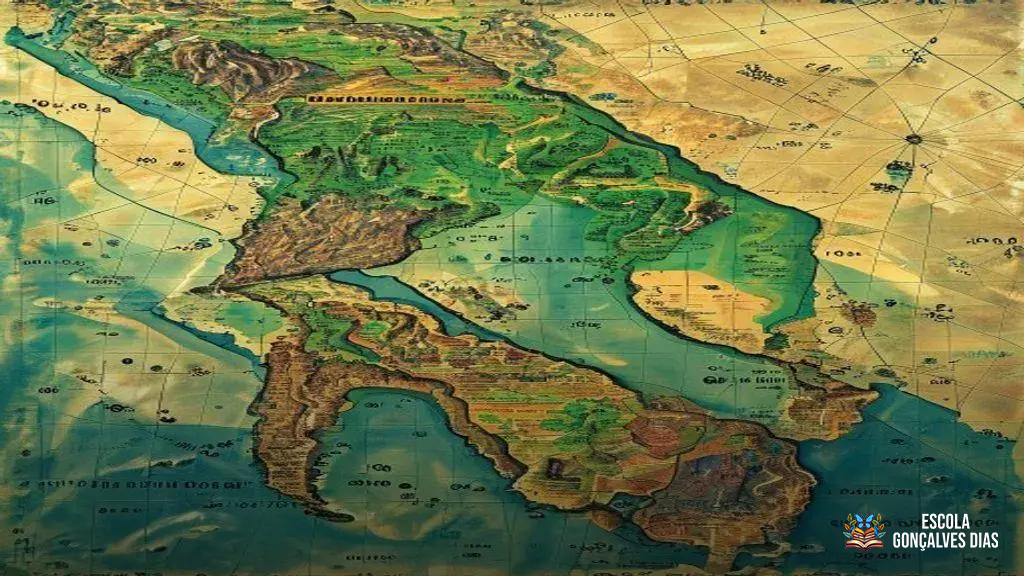 Uso de mapas físicos para identificar os diferentes tipos de relevo Uso de mapas físicos para identificar os diferentes tipos de relevo