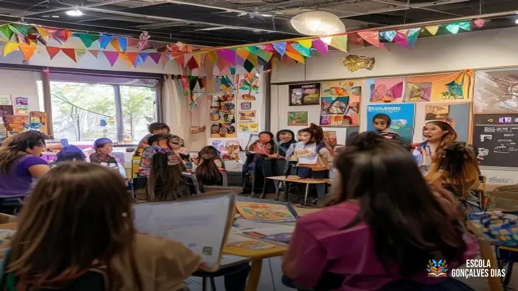  Envolvimento da comunidade escolar em eventos e exposições temáticas