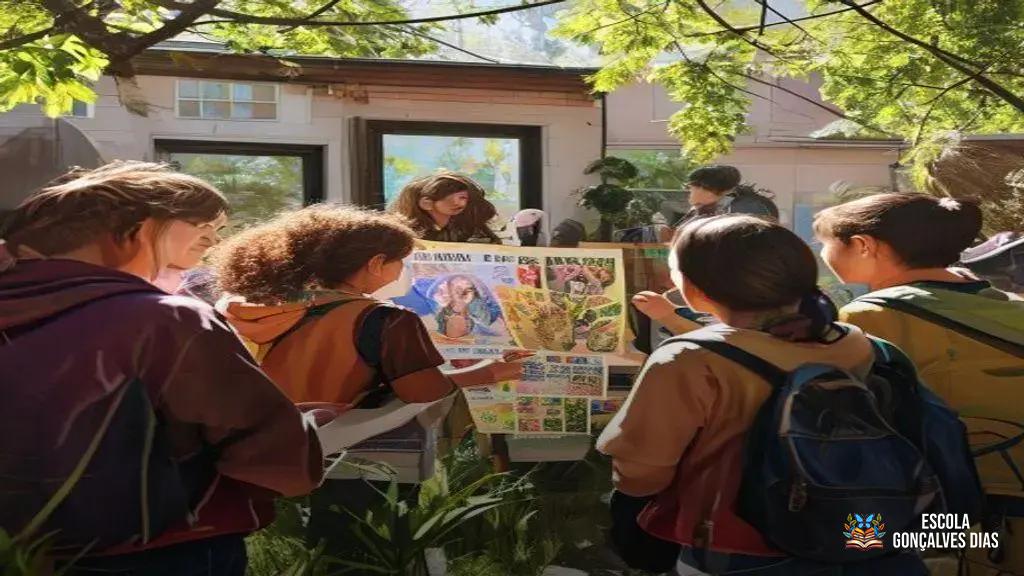  Envolvimento dos alunos na criação de soluções e campanhas ambientais