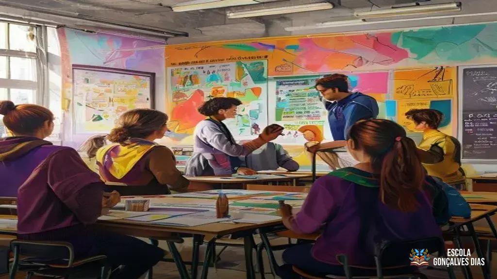  Produção de cartazes, painéis ou murais com as regras da turma