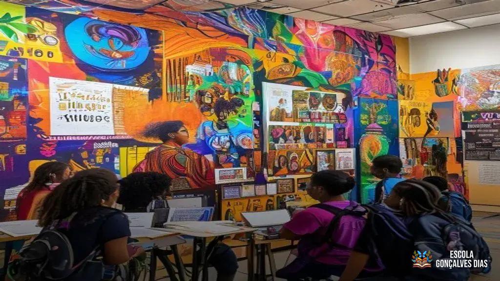  Criação de murais, poesias, releituras de obras e exposições culturais
