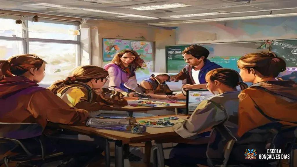  Envolvimento de toda a turma na criação de novos jogos com regras colaborativas