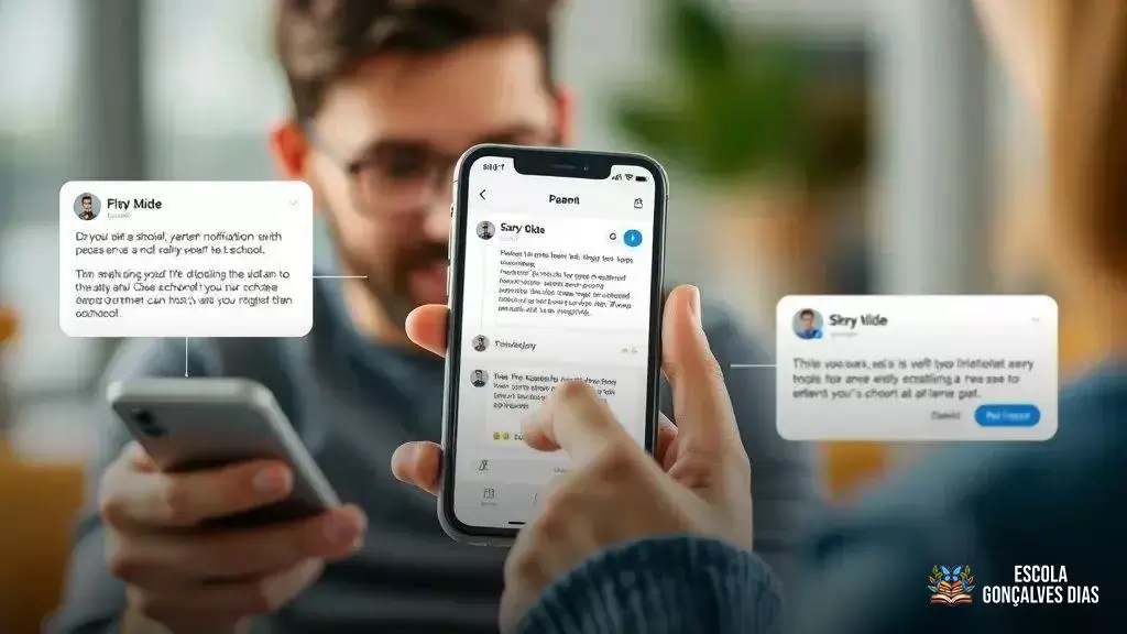 Canais rápidos e acessíveis: bilhetes digitais, grupos de mensagens e aplicativos escolares Canais rápidos e acessíveis: bilhetes digitais, grupos de mensagens e aplicativos escolares